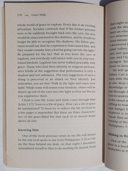 Grace Walk: What You've Always Wanted in the Christian Life by Steve McVey (Very good, 1995, Pbk, 189 pages, Harvest House)