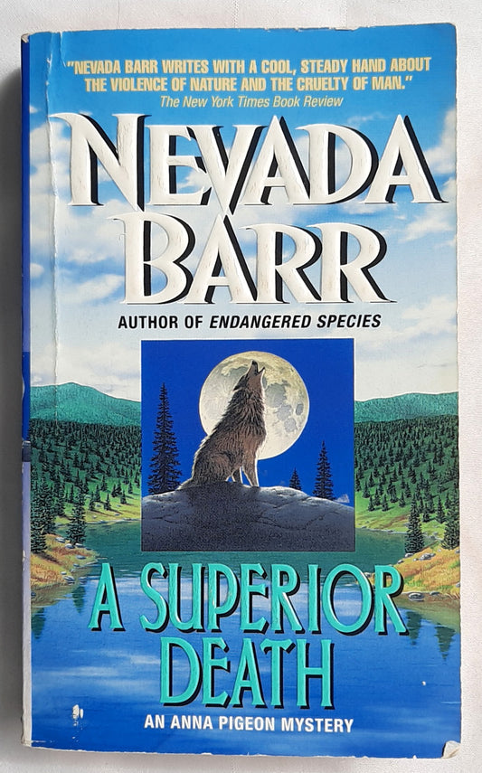 A Superior Death by Nevada Barr (Anna Pigeon #2, Very good, 1995, Pbk, 373 pages, Avon Books)