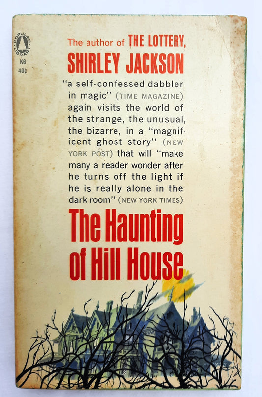 The Haunting of Hill House by Shirley Jackson (Very good, 1962, Pbk, 174 pages, Popular Library)