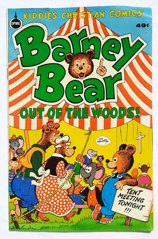 Kiddies Christian Comics: Barney Bear: Out of the Woods! by Al Hartley (Good, 1980, Pbk, 32 pages, Fleming H. Revell