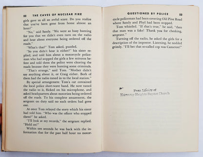 Tom Swift in the Caves of Nuclear Fire by Victor Appleton II (Acceptable, 1956, HC, 214 pages, Grosset & Dunlap)