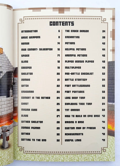 Minecraft: Combat Handbook by Stephanie Milton (Very good, 2014, Pbk, 79 pages, Scholastic)