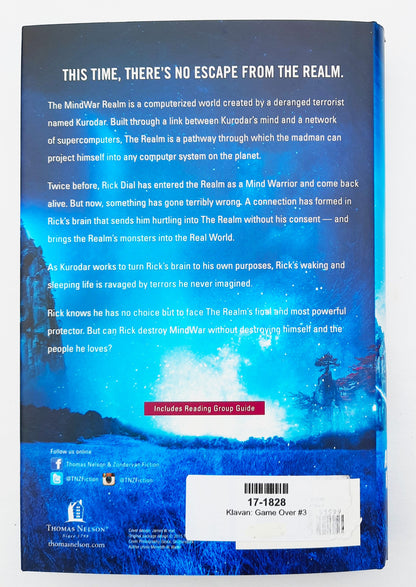 Game Over #3 by Andrew Klavan (The MindWar Trilogy, New, 2016, HC, 320 pages, Thomas Nelson)