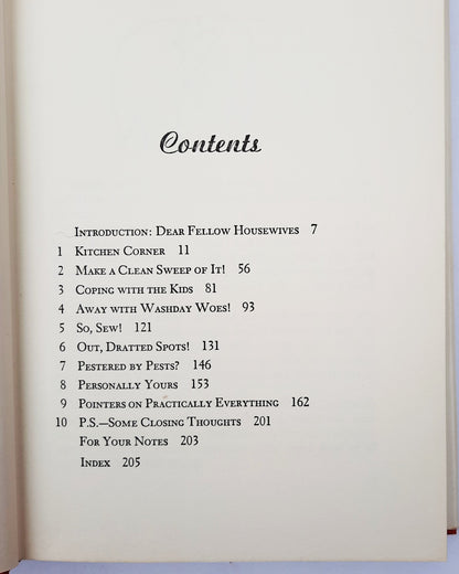 Heloise's Housekeeping Hints by Heloise Evans (Very good, 1963, HC, 208 pages, Prentice-Hall Inc.)