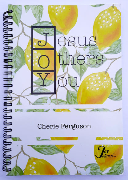 JOY: Jesus Others You Joy Journal by Cherie Ferguson (Very good, 2015, Spiral Pbk, 172 pages)