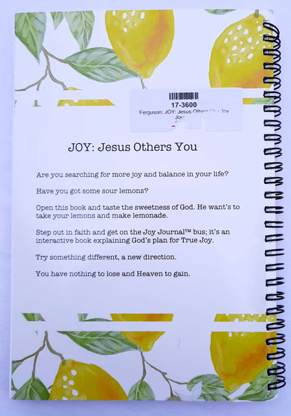 JOY: Jesus Others You Joy Journal by Cherie Ferguson (Very good, 2015, Spiral Pbk, 172 pages)