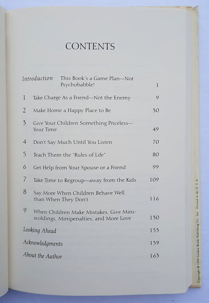 It Takes a Parent to Raise a Child: 9 Principles for Families to Love and Live By by Glen C. Griffin (Very good, 1999, HC, 164 pages, Golden Books)