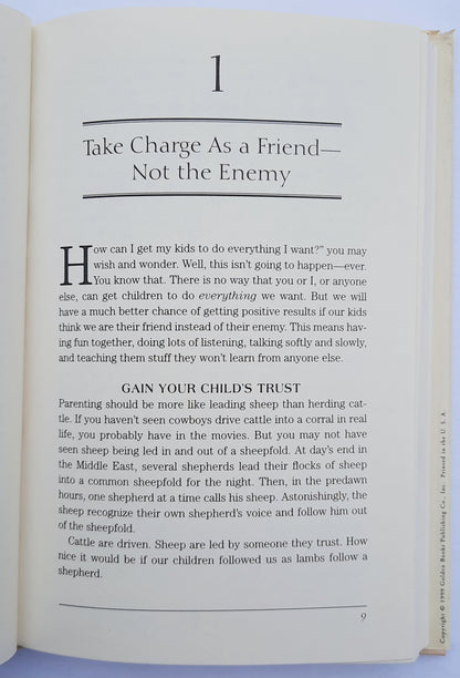 It Takes a Parent to Raise a Child: 9 Principles for Families to Love and Live By by Glen C. Griffin (Very good, 1999, HC, 164 pages, Golden Books)
