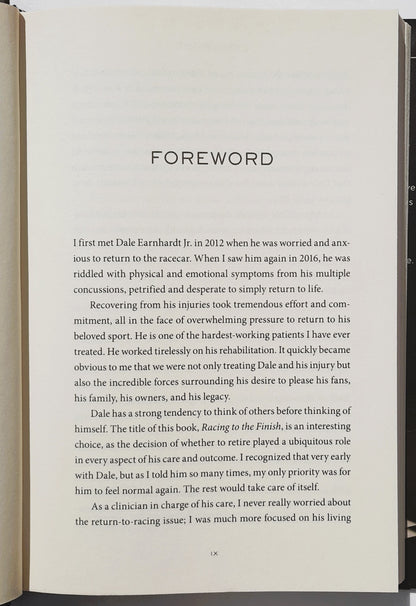 Racing to the Finish: My Story by Dale Earnhardt Jr. (New, 2018, HC, 208 pages, Thomas Nelson)