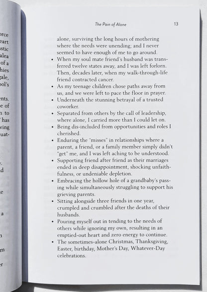 You Are Not Alone: Six Affirmations from a Loving God by Elisa Morgan (Like new, 2021, Pbk, 144 pages, Our Daily Bread Publishing)