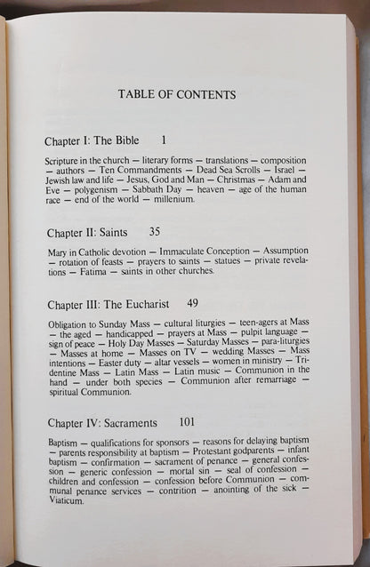 The New Question Box by John J. Dietzen (Good,1981, HC, 1352 pages, Guildhall Publications)