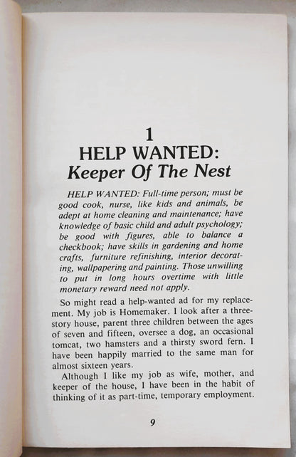 Occupation: Nest Builder by Judy Hammersmark (Good, 1980, Pbk, 127 pages, Accent Books)