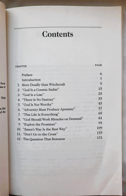 Satan's Ten Most Believable Lies by Dave Breese (Good, 1974, Pbk, 144 pages, Moody Press)