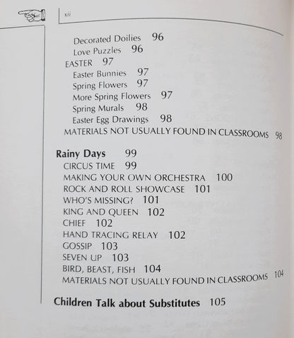 Survival Kit for Substitutes: Activities That Work in Elementary Classrooms by Vita Pavlich; Eleanor Rosenast (Good, Pbk, 1974, Citation Press, 110 pages)