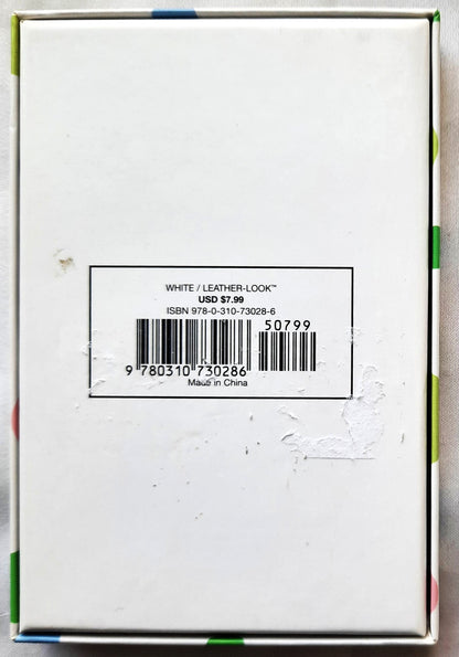 NIV Tiny Testament Boxed Bible White (New, 2012, Leathersoft, 288 pages, Zonderkidz)