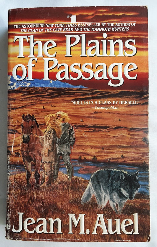 The Plains of Passage #4 by Jean M. Auel (Earth's Children, Very Good, 1991, Pbk, 868 pages, Bantam)