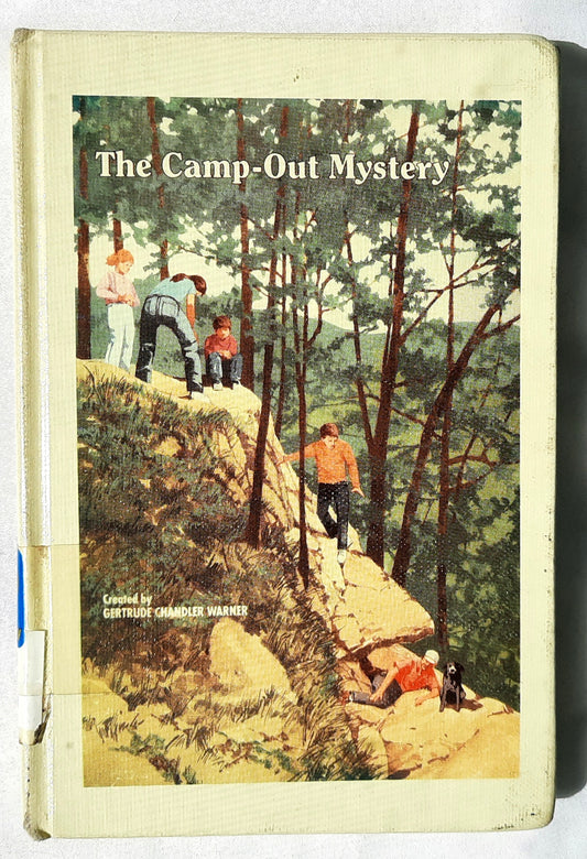 The Camp-Out Mystery by Gertrude Chandler Warner (The Boxcar Children, Good, 1992, HC, 120 pages, Albert Whitman & Co)