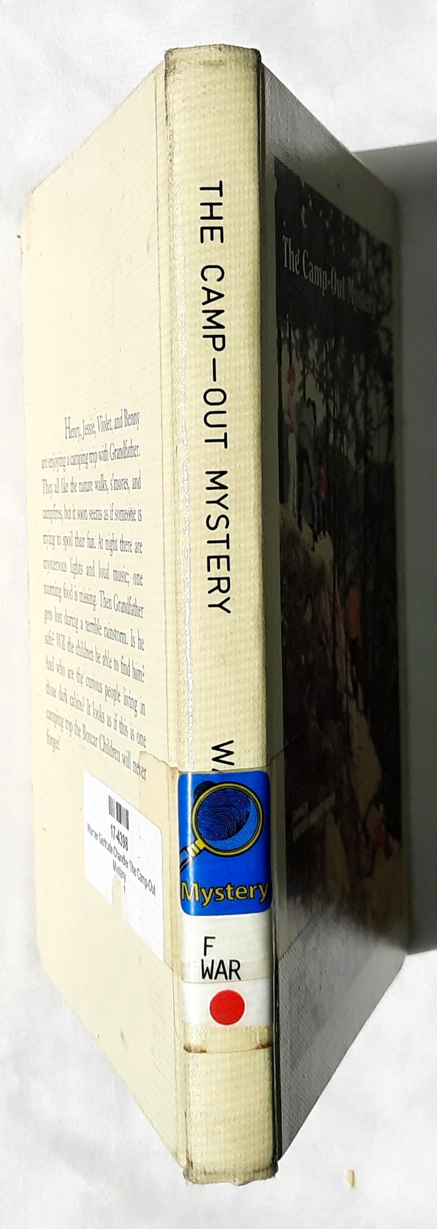 The Camp-Out Mystery by Gertrude Chandler Warner (The Boxcar Children, Good, 1992, HC, 120 pages, Albert Whitman & Co)