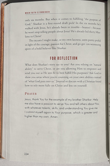 When Faith Is Forbidden: 40 Days on the Frontlines With Persecuted Christians by Todd Nettleton (New, 2021, HC, 272 pages, Moody)