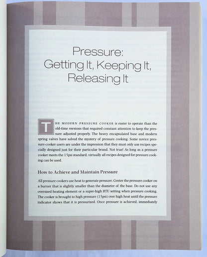 Miss Vickie's Big Book of Pressure Cooker Recipes by Vickie Smith (Good, 2008, Pbk, 470 pages, Houghton MIfflin Harcourt)