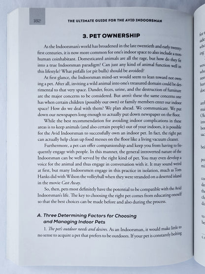 The Ultimate Guide for the Avid Indoorsman by John Driver (New, 2019, Pbk, 224 pages, Harvest House)