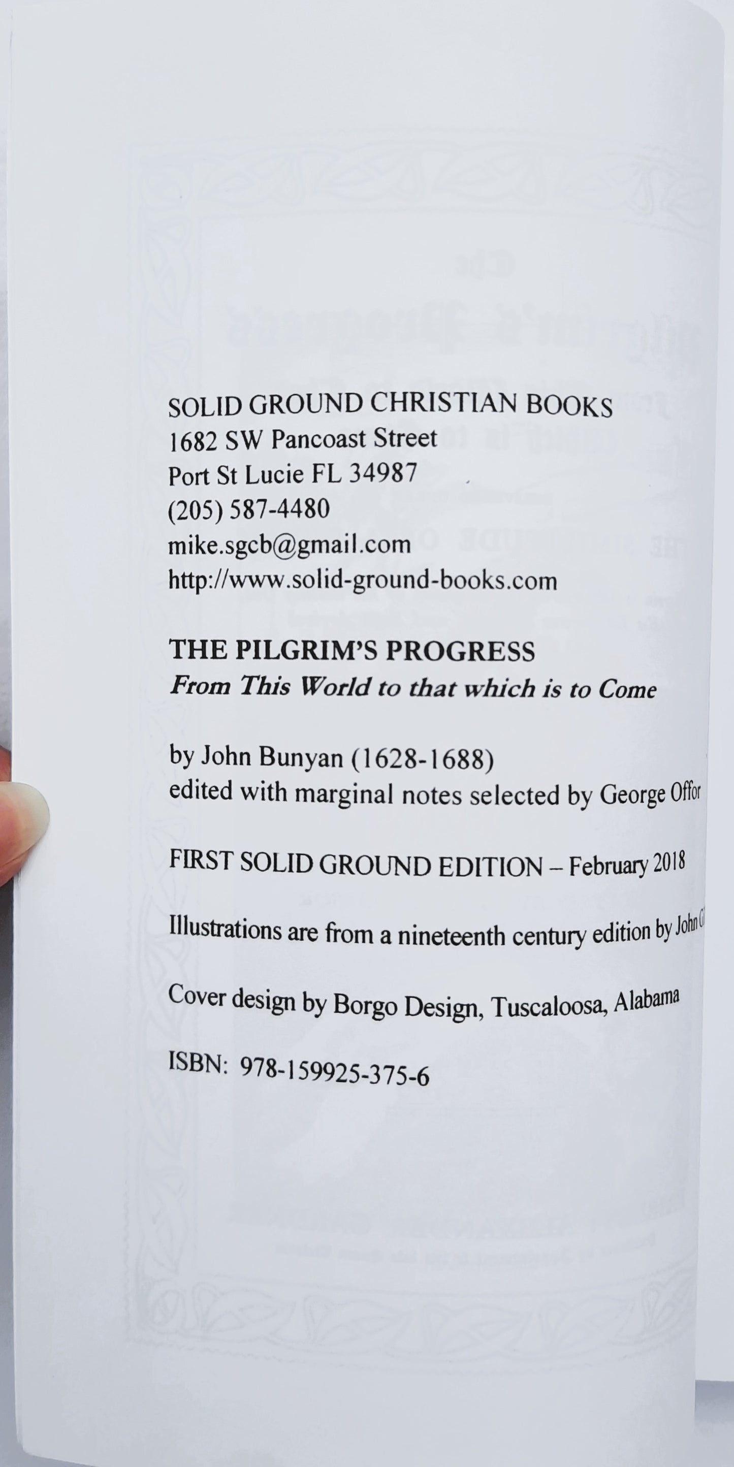 The Pilgrim's Progress by John Bunyan; George Offor (New, 2018, PBk, 242 pages, Solid Ground Christian Books)
