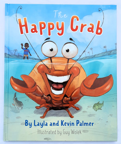 The Happy Crab by Layla & Kevin Palmer (New, 2021, HC, 32 pages, Bethany House)