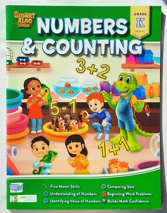Smart Alec: Numbers & Counting Grade K (New, 2020, Pbk, 48 pages, Edgeucational Publishing)