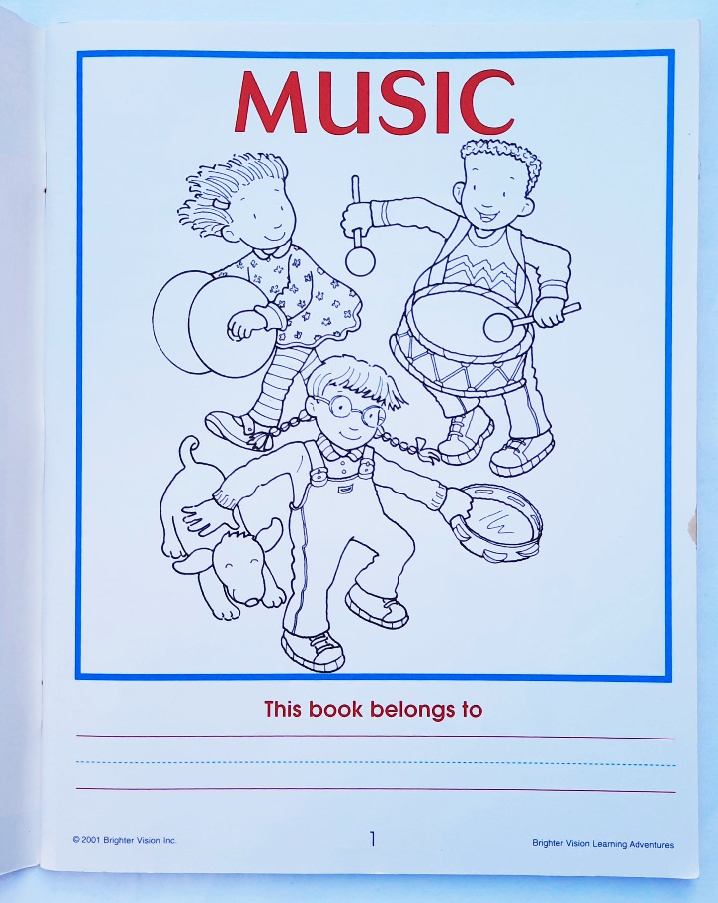 Music [Workbook] by Sara Freeman (Very good, 2001, Pbk, Brighter Vision Learning Adventures)
