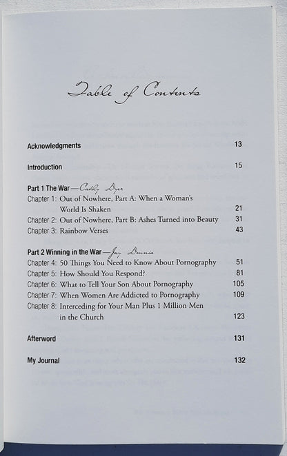 Our Hardcore Battle Plan for Wives: Winning the War Against Pornography by Jay Dennis; Cathy Dyer (New, 2013, Pbk, 144 pages, New Hope)