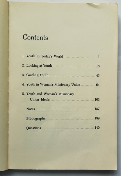 Educating Youth in Missions by Mildred McMurry (Acceptable, 1960, Pbk, 141 pages, Convention Press)