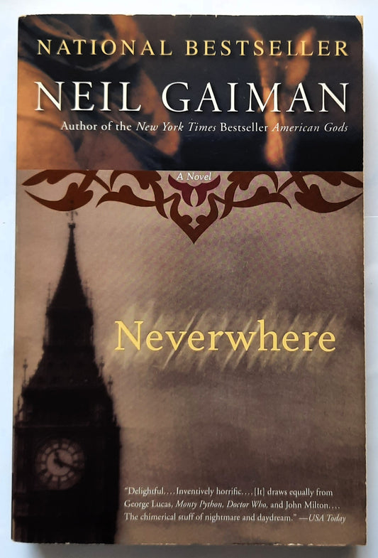 Neverwhere by Neil Gaiman (Acceptable, 2003, Pbk, 380 pages, Harper Perennial)