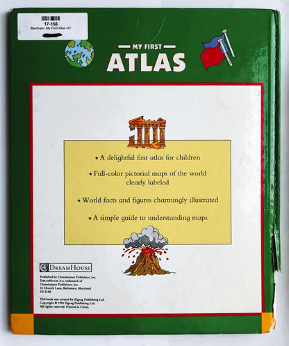 My First Atlas by Kay Barnham; Robin Lawrie (Acceptable, 1994, HC, Zigzag Publications)