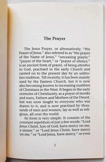 Living the Jesus Prayer by Irma Zaleski (Very good, 1998, Pbk, 64 pages, Continuum)