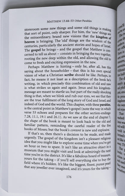 Matthew For Everyone Part 1: Chapters 1-15 by N. T.  Wright (New, Pbk, 223 pages, Westminster John Knox Press)