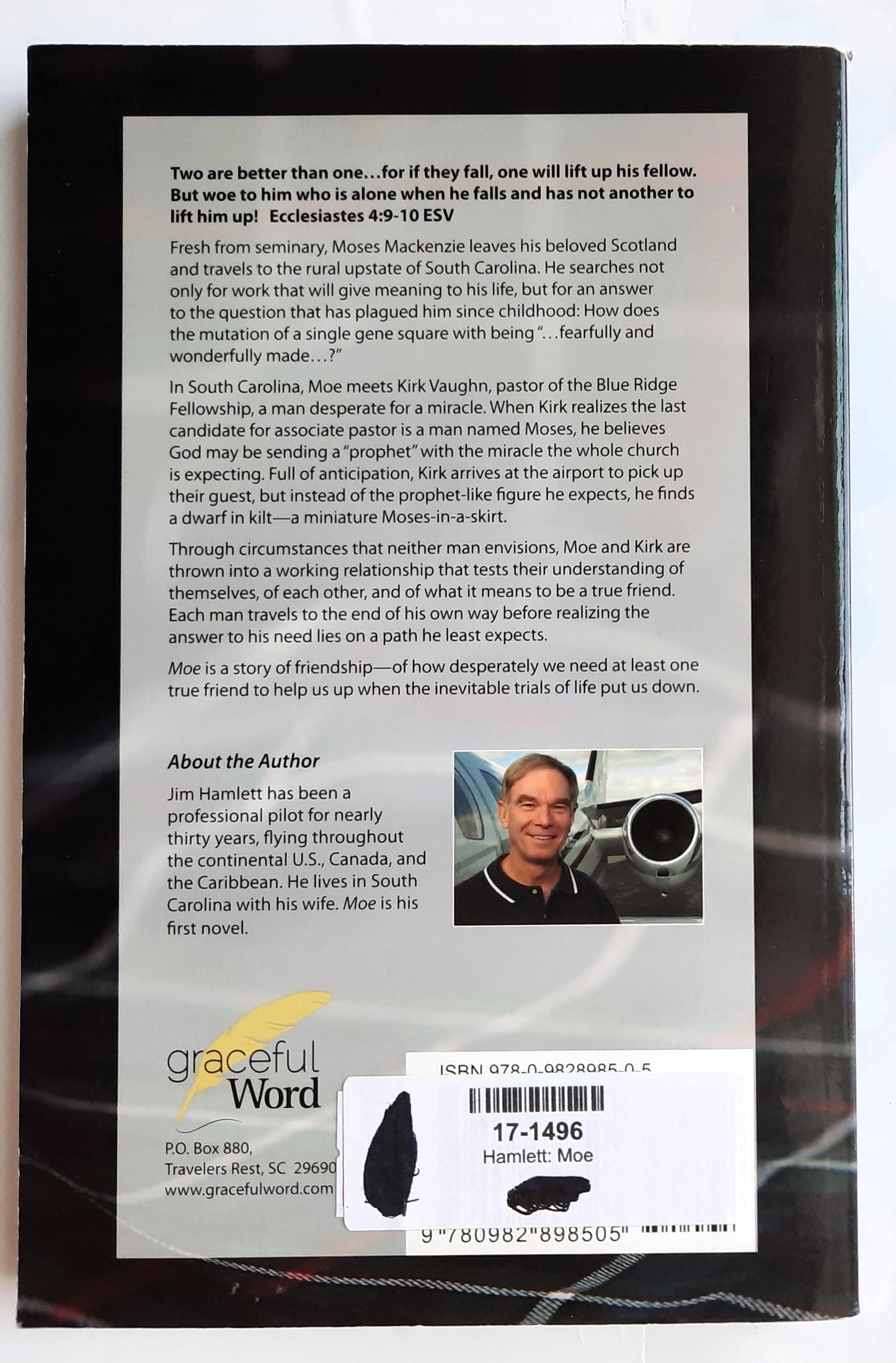 Moe by Jim Hamlett (New, 2011, Pbk, 329 pages, Graceful Word)