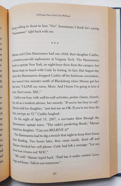 10 Prayers You Can't Live Without by Rick Hamlin (Good, 2013, HC, 240 pages, Guideposts)