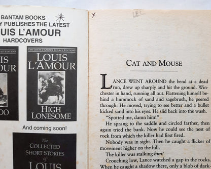 The Rider of Lost Creek by Louis L'Amour (Very good, 2005, Pbk, 203 pages, Bantam Books)