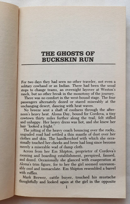 Buckskin Run von Louis L'Amour (Sehr gut, 1981, Taschenbuch, 175 Seiten, Bantam Books)