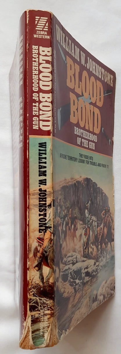 Blood Bond #2: Brotherhood of the Gun von William W. Johnstone (Gut, 1990, Taschenbuch, 254 Seiten, Zebra Books)