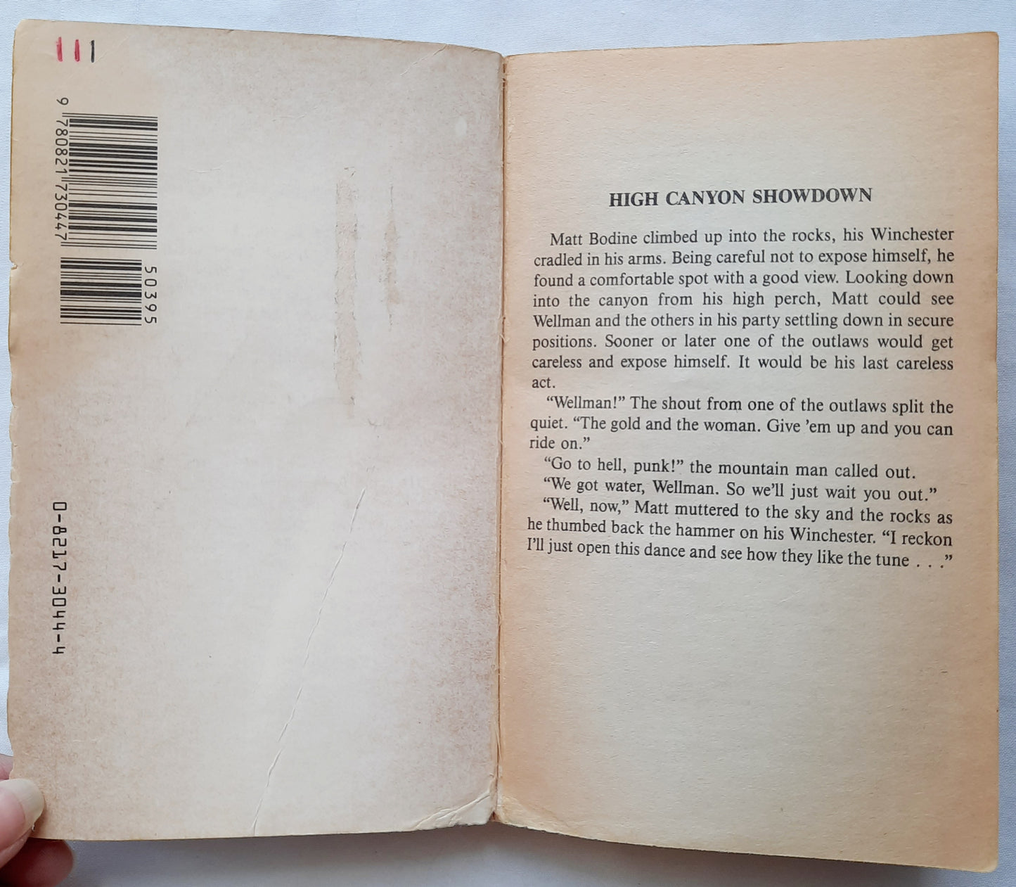 Blood Bond #2: Brotherhood of the Gun von William W. Johnstone (Gut, 1990, Taschenbuch, 254 Seiten, Zebra Books)