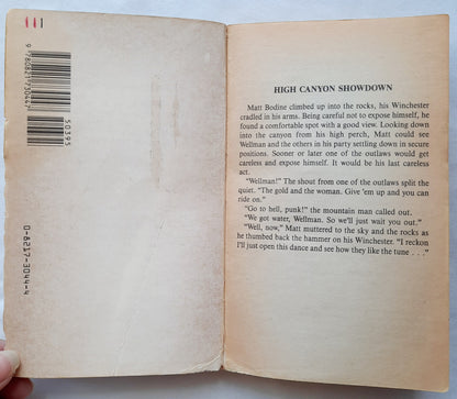 Blood Bond #2: Brotherhood of the Gun von William W. Johnstone (Gut, 1990, Taschenbuch, 254 Seiten, Zebra Books)