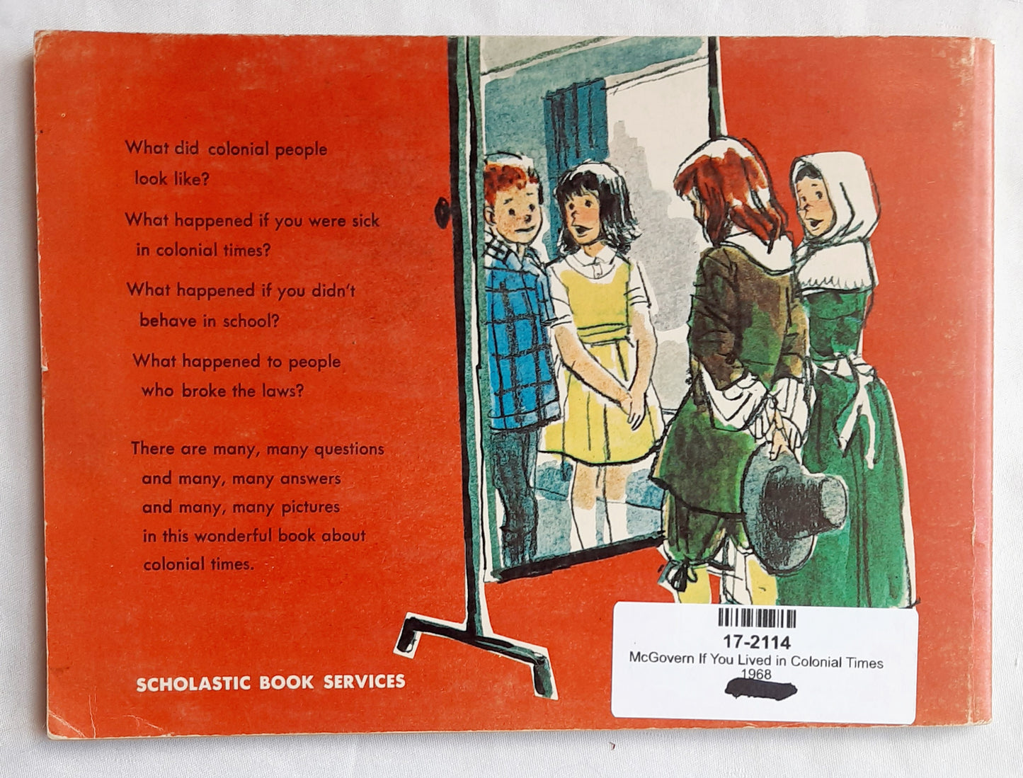 If You Live in Colonial Times by Ann McGovern; Brinton Turkle (Gut, 1968, Taschenbuch, 80 Seiten, Scholastic)