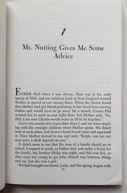 Man of the Family by Ralph Moody (Little Britches #2, Very good, 1993, Pbk, 272 pages, University of Nebraska Press)