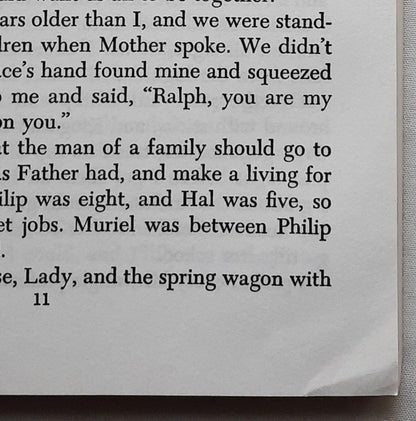 Man of the Family by Ralph Moody (Little Britches #2, Very good, 1993, Pbk, 272 pages, University of Nebraska Press)