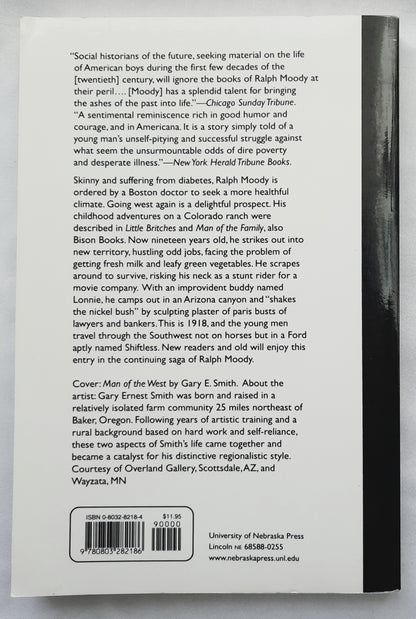 Shaking the Nickel Bush by Ralph Moody (Little Britches #6, Very good, 1994, Pbk, 236 pages, University of Nebraska Press)