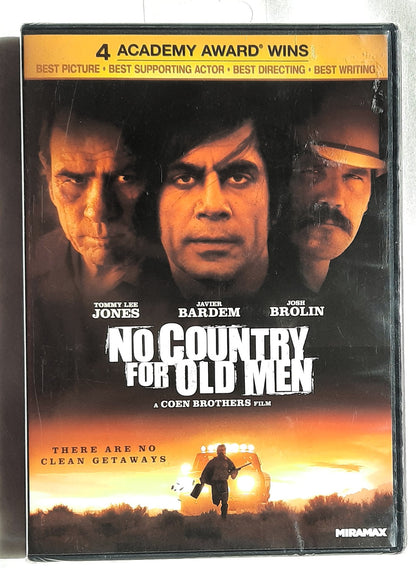 No Country for Old Men by Coen Brothers (New, Rated R, 2007, Paramount Movies)