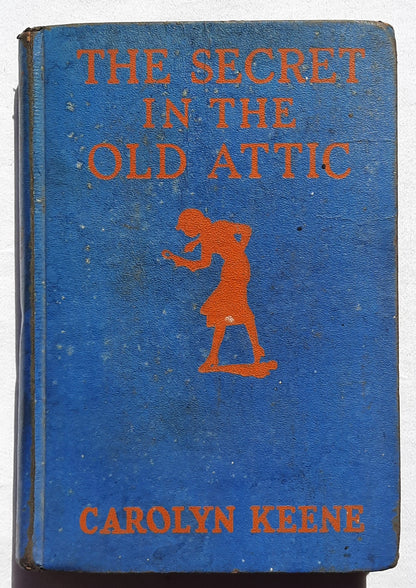 The Secret in the Old Attic by Carolyn Keene (Good, 1944, HC, 216 pages, Grosset & Dunlap)