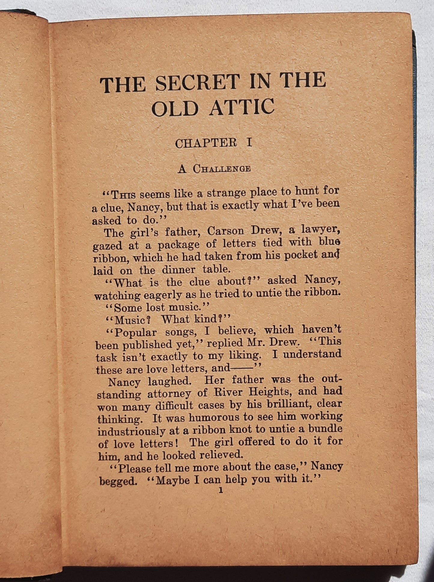 The Secret in the Old Attic by Carolyn Keene (Good, 1944, HC, 216 pages, Grosset & Dunlap)