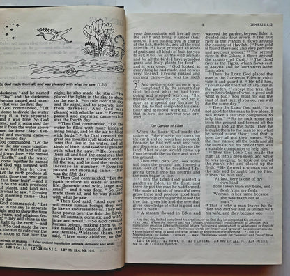 TEV Good News Bible (Today's English Version, Very good, 1982, HC, 412 pages, American Bible Society)